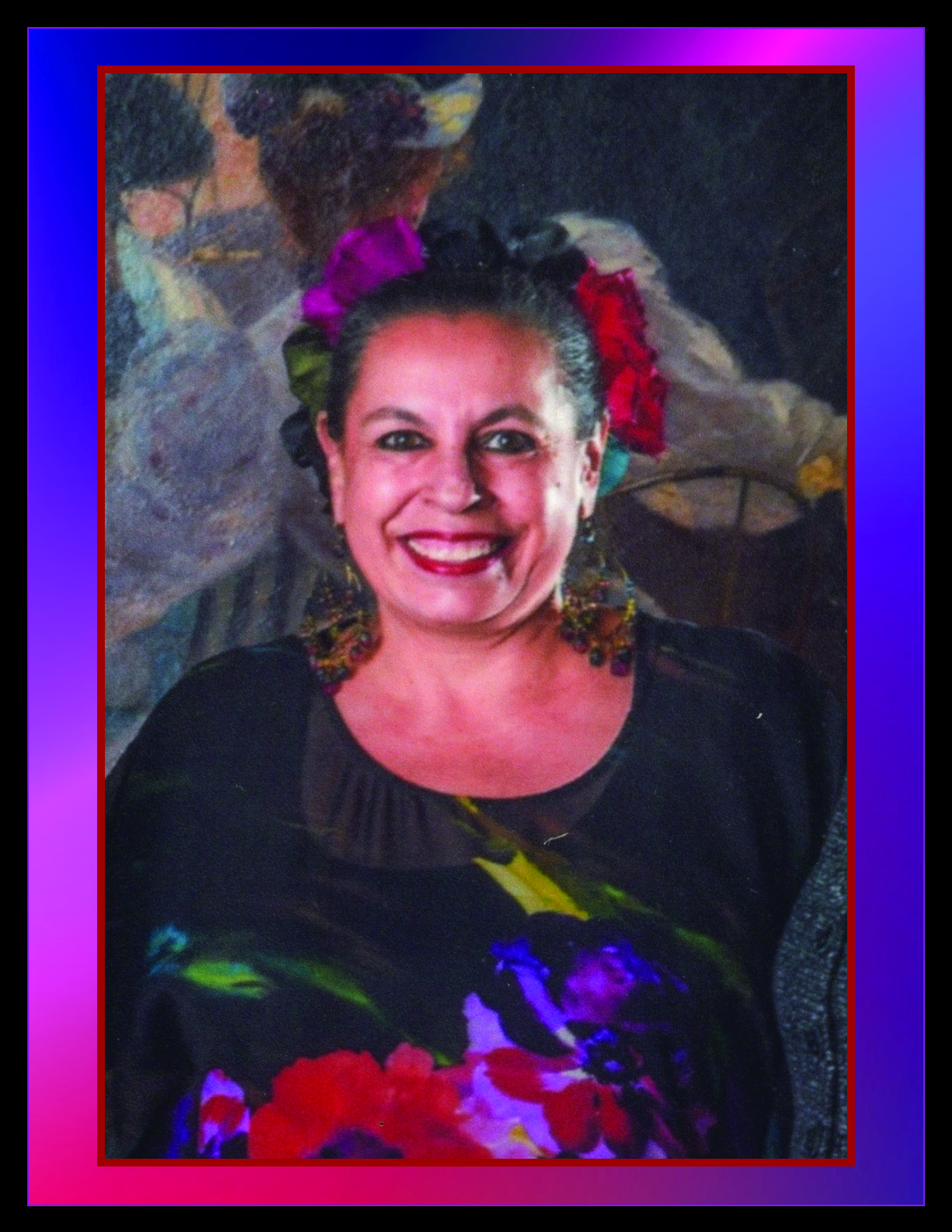 Doris Vigil McBride volunteering in Santa Fe